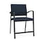 Lesro Newport Wide Hip Chair Metal Frame, Black, RF Blueberry Upholstery NP1261 - alternate 1